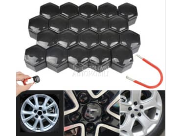 Crni poklopci srafova 22 mm  