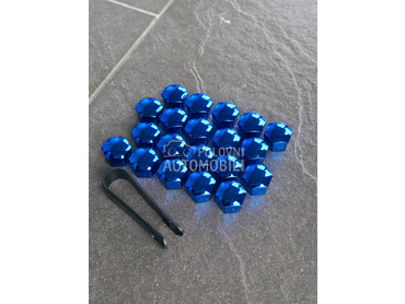 Plavi poklopci srafova 17,19mm  