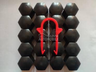 Ukrasne kapice šrafova 19mm crne  