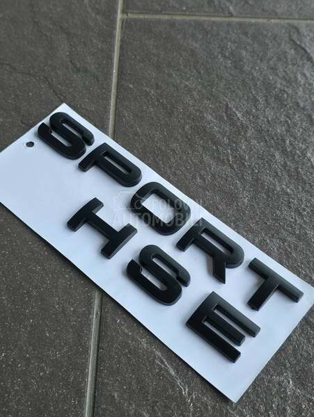 Sport HSE mat crna slova NOVO