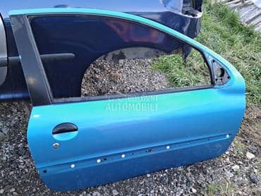 desna vrata svetlo plava za Peugeot 206
