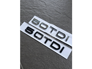 50 TDI oznaka gepeka NOVO za Audi Ostalo