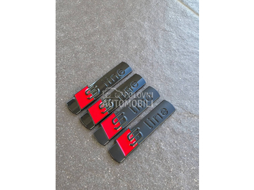 S line crne bocne oznake NOVO za Audi Ostalo