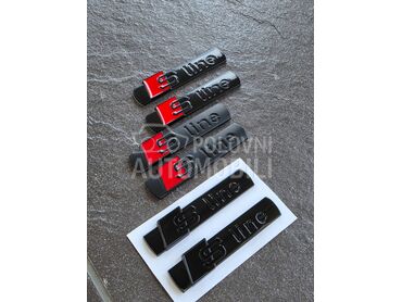 S line crne bocne oznake NOVO za Audi Ostalo