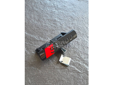 Sline sjaj crna prednja oznaka za Audi Ostalo