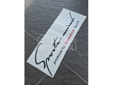 Sports mind nalepnica NOVO za Volkswagen Scirocco