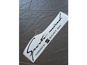 Sports mind nalepnica NOVO za Seat Ostalo