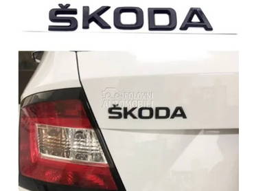 Crna slova gepeka NOVO za Škoda Ostalo