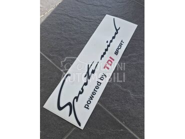 TDI sport mind nalepnice NOVO za Volkswagen Ostalo