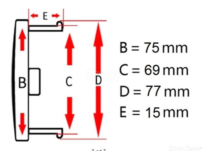 Cepovi alu felni NOVO