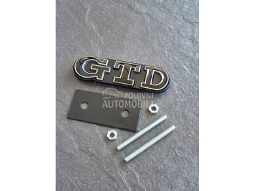 GTD crna prednja oznaka NOVO za Volkswagen Ostalo