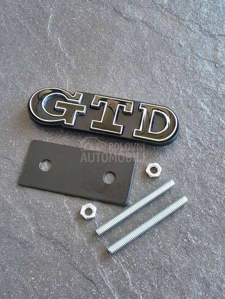 GTD crna prednja oznaka NOVO