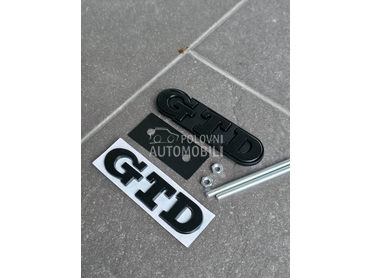 GTD skroz crna oznaka NOVO za Volkswagen Ostalo