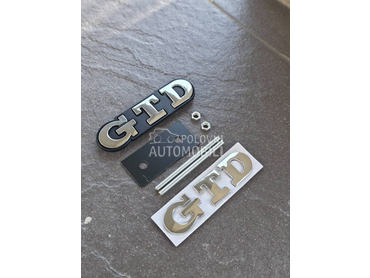 GTD hrom siva oznaka NOVO za Volkswagen Ostalo