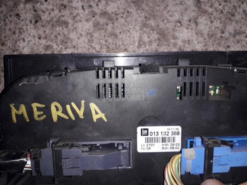 Panel konzola klime grejanja