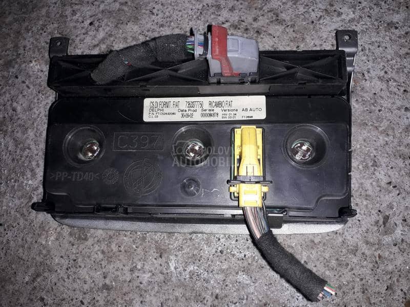 Panel konzola klime grejanja