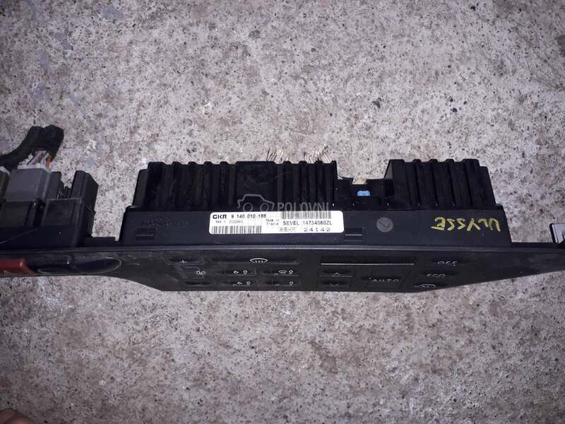 Panel konzola klime grejanja