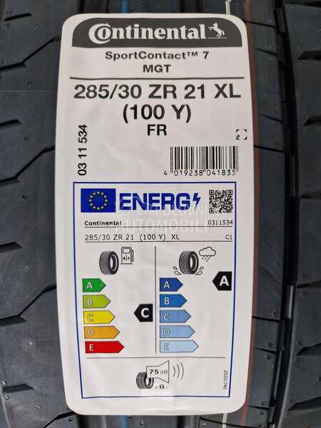 Continental 285/30 R21 Letnja