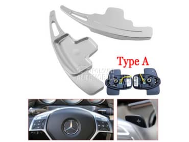 Shifteri volana sivi NOVO za Mercedes Benz Ostalo