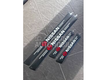 Karbon nalepnice pragova NOVO za Nissan Ostalo