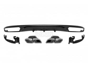 W213 E63 Difuzor i izduvi za Mercedes Benz E 200, E 220, E 230 ... od 2016. do 2023. god.