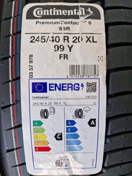 Continental 275/35 R20 Letnja