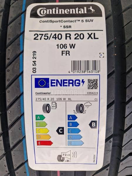 Continental 315/35 R20 Letnja