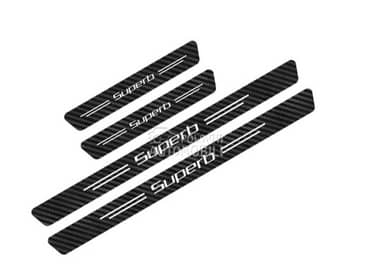 Superb karbon nalepnice pragov za Škoda Superb