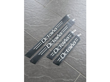 Octavia karbon nalepnice prag za Škoda Octavia