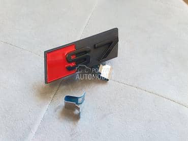 S7 crna oznaka maske umetak za Audi A7, S7