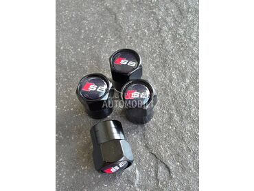 S8 crne kapice ventila felni za Audi A8, S8