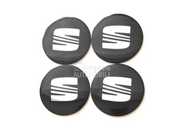Crne metal nalepnice cepova za Seat Ostalo