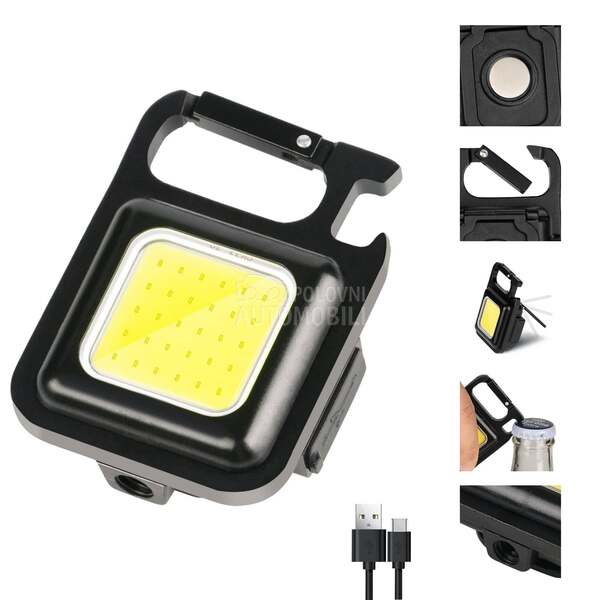 Mini punjiva COB lampa-privezak