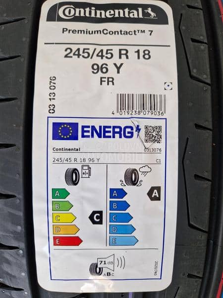 Continental 245/45 R18 Letnja