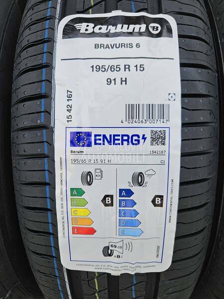 Barum 195/65 R15 Letnja
