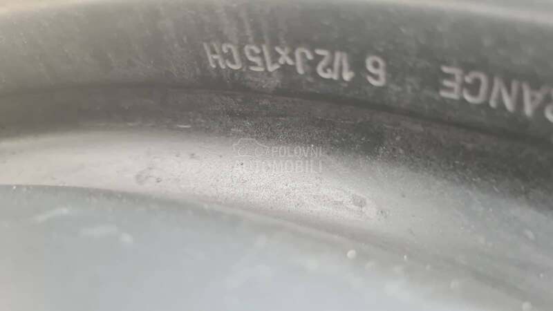 Čelične felne  15" 4 x 100