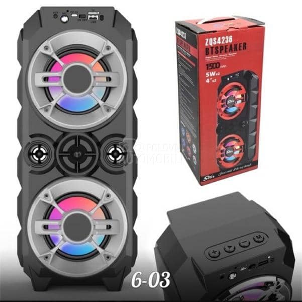 Bluetooth karaoke zvučnik 16W ZQS 4237