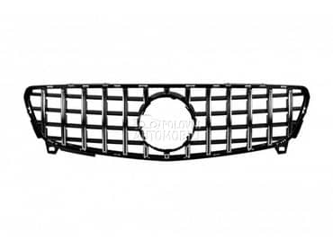 Maska GT hrom-crna W176 za Mercedes Benz A 140, A 150, A 160 ... od 2016. do 2018. god.