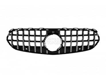 Maska GT hrom-crna W206 za Mercedes Benz C 180, C 200, C 220 ... od 2021. do 2023. god.