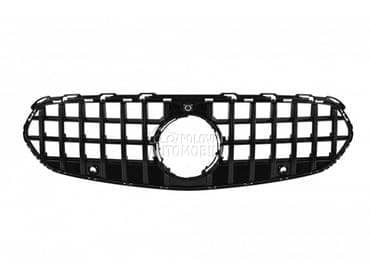 Maska GT crni lak W206 za Mercedes Benz C 180, C 200, C 220 ... od 2021. do 2023. god.