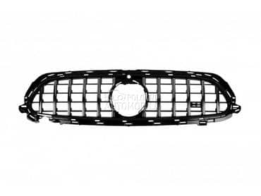 W213 GT Hrom crna gril maska za Mercedes Benz E 200, E 220, E 230 ... od 2020. do 2023. god.