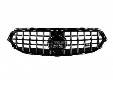 Maska GT hrom-crna W213 za Mercedes Benz E 200, E 220, E 230 ... od 2020. do 2023. god.