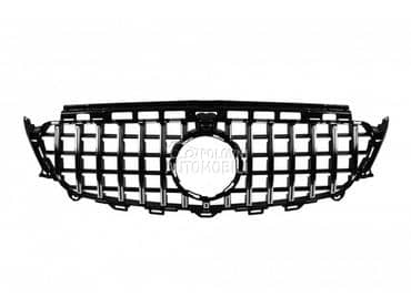 W213 GT Hrom crna gril maska za Mercedes Benz E 200, E 220, E 230 ... od 2016. do 2019. god.