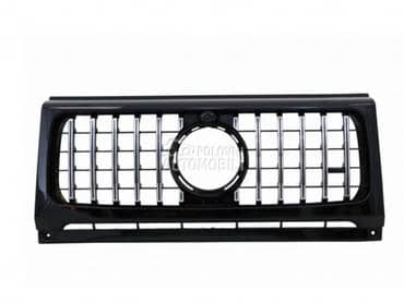 Maska GT-R hrom-crna W463 za Mercedes Benz G 230, G 240, G 250 ... od 1990. do 2018. god.