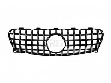 Maska GT hrom-crna X156 za Mercedes Benz GLA 180, GLA 200, GLA 220 ... od 2017. do 2019. god.