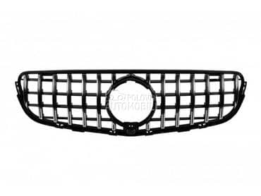 Maska GT hrom-crna X253 za Mercedes Benz GLC 220, GLC 250, GLC 350 ... od 2015. do 2018. god.