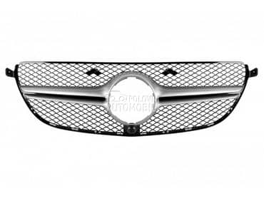 Maska Diamond hrom-siva W166 C292 za Mercedes Benz GLE 350, GLE 250, GLE 63 AMG ... od 2015. do 2019. god.