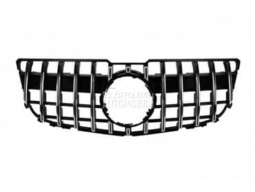 Maska GT hrom-crna X204 za Mercedes Benz GLK 220, GLK 320, GLK 350 ... od 2013. do 2015. god.