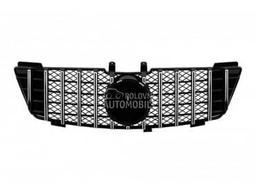 Maska GT hrom-crna W164 za Mercedes Benz ML 230, ML 270, ML 320 ... od 2005. do 2008. god.