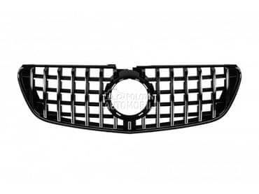 Maska GT hrom-crna W447 za Mercedes Benz V 200, V 220, V 250 ... od 2014. do 2019. god.